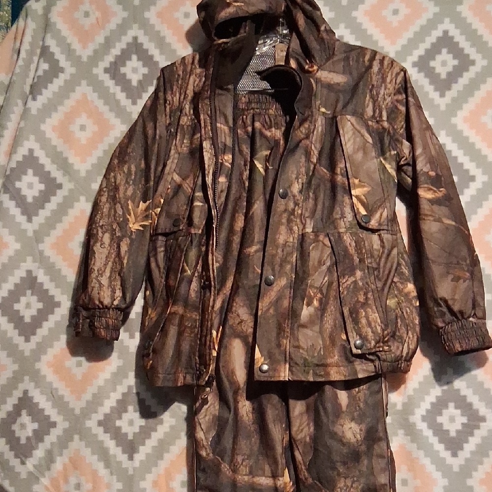 Kids Camouflage Jacket and Pants Set